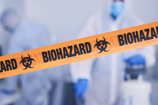 Professional Biohazard technician working in Saint Libory, IL